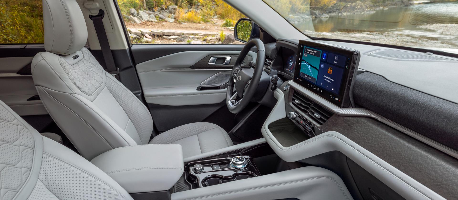 2026 Ford Explorer ST-Line interior and technology near Paducah KY