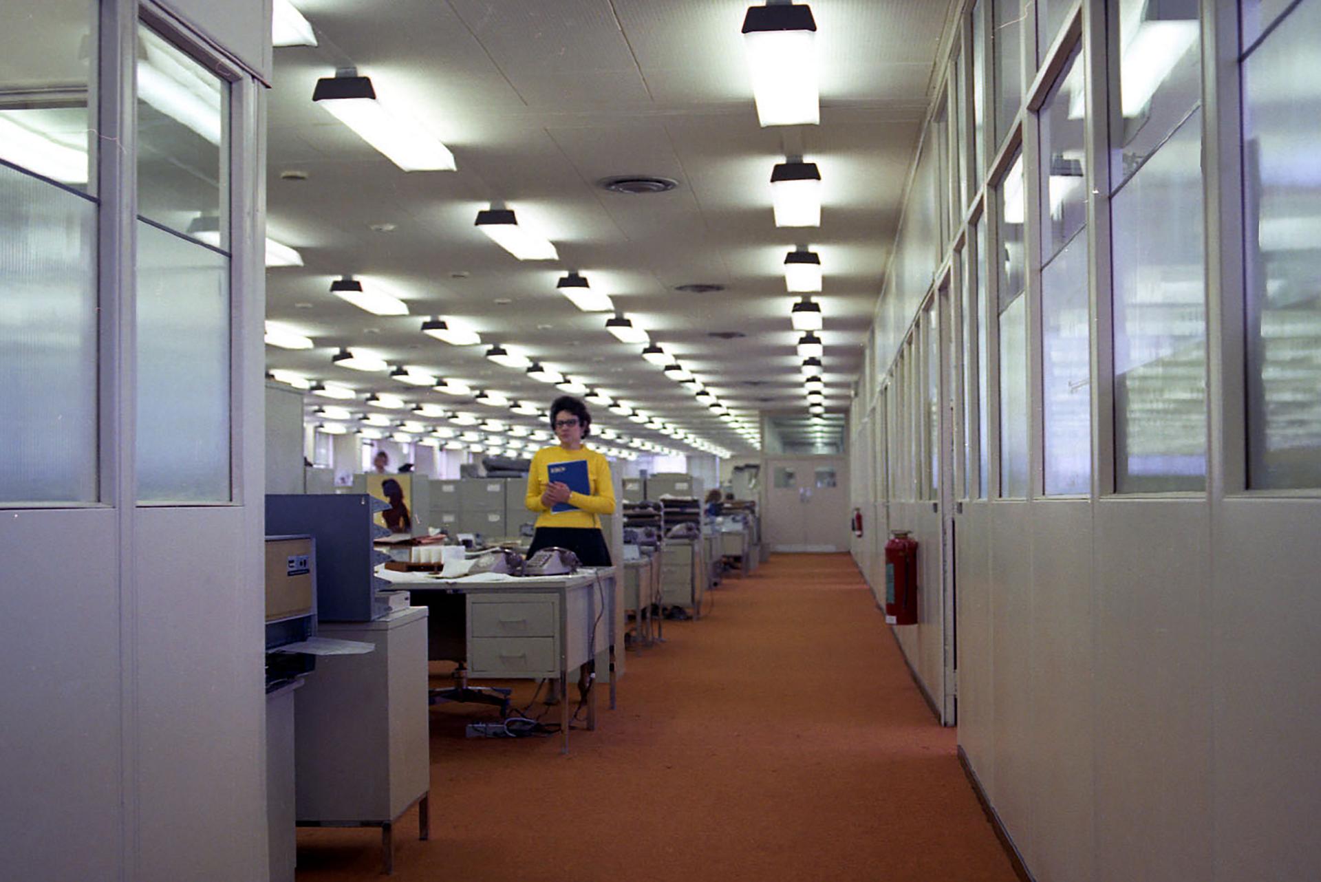 A research and engineering center in 1973