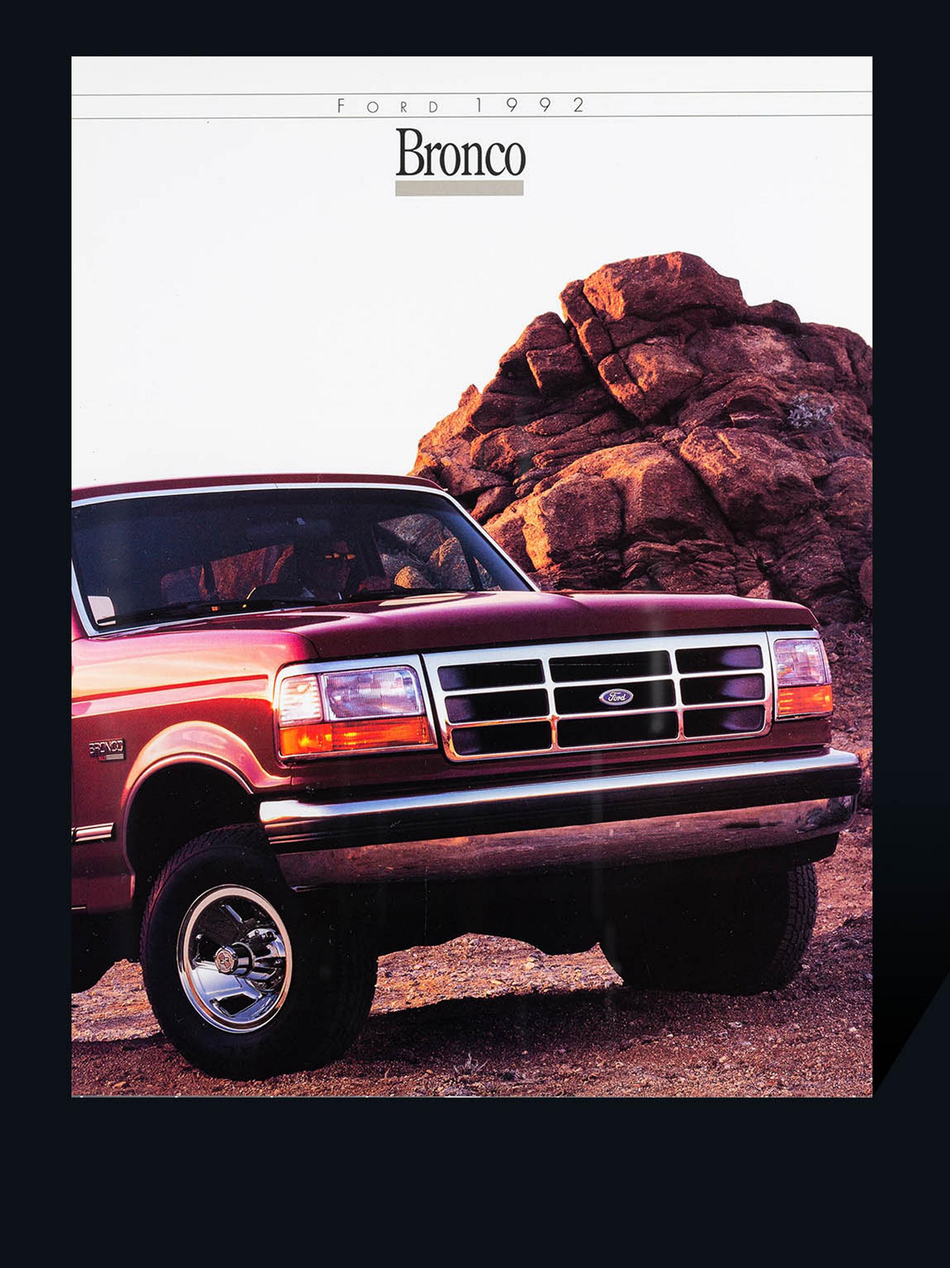 1992 Ford Bronco® vehicle brochure
