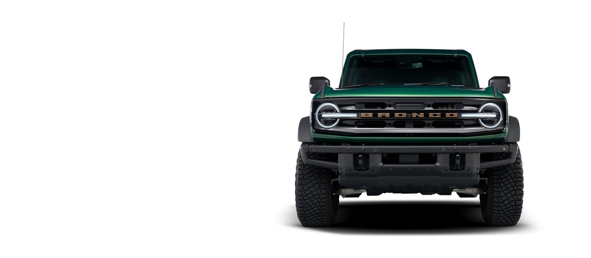 Sinister Bronze Bronco Grille Letter Caps