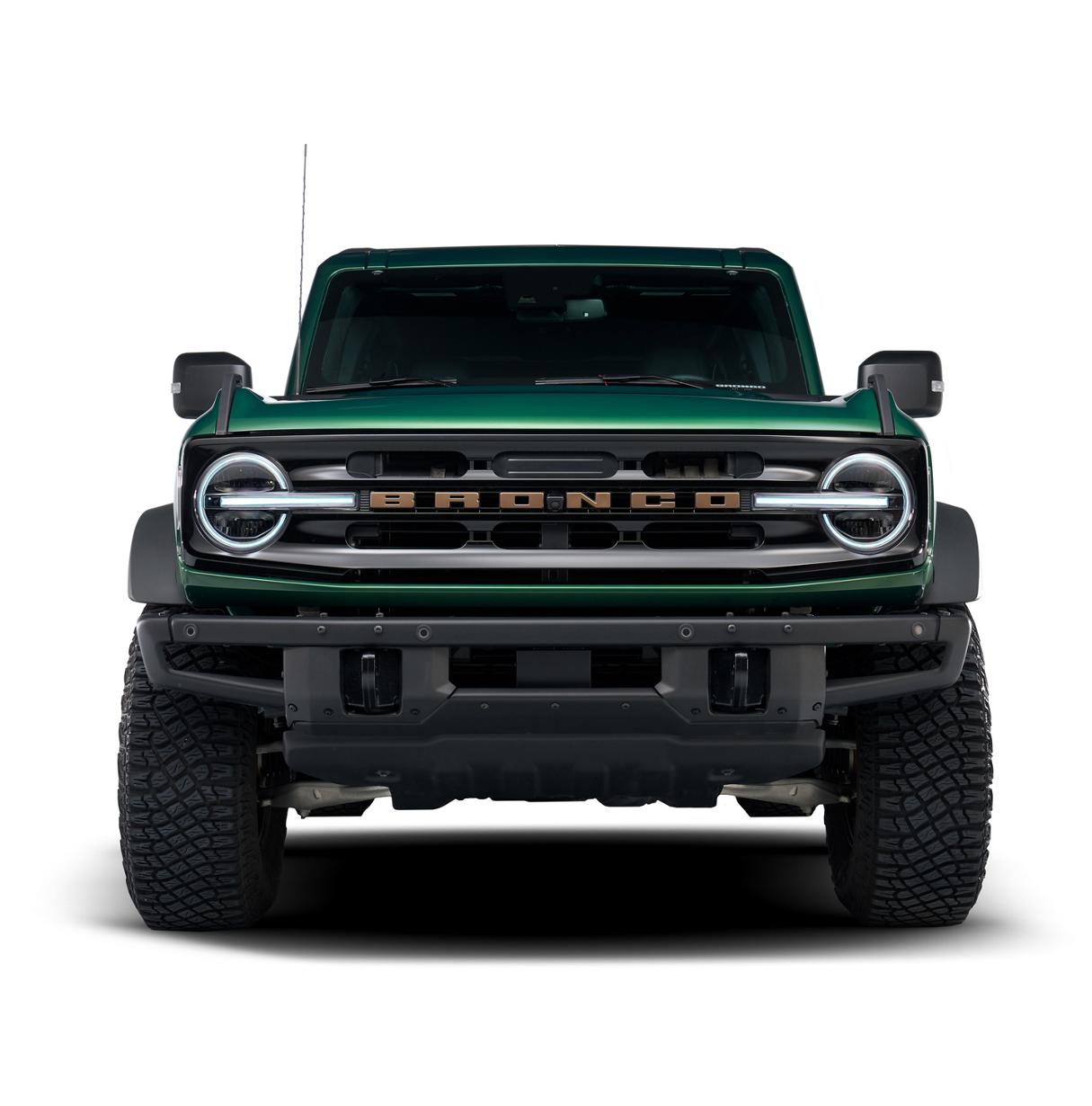 Sinister Bronze Bronco Grille Letter Caps