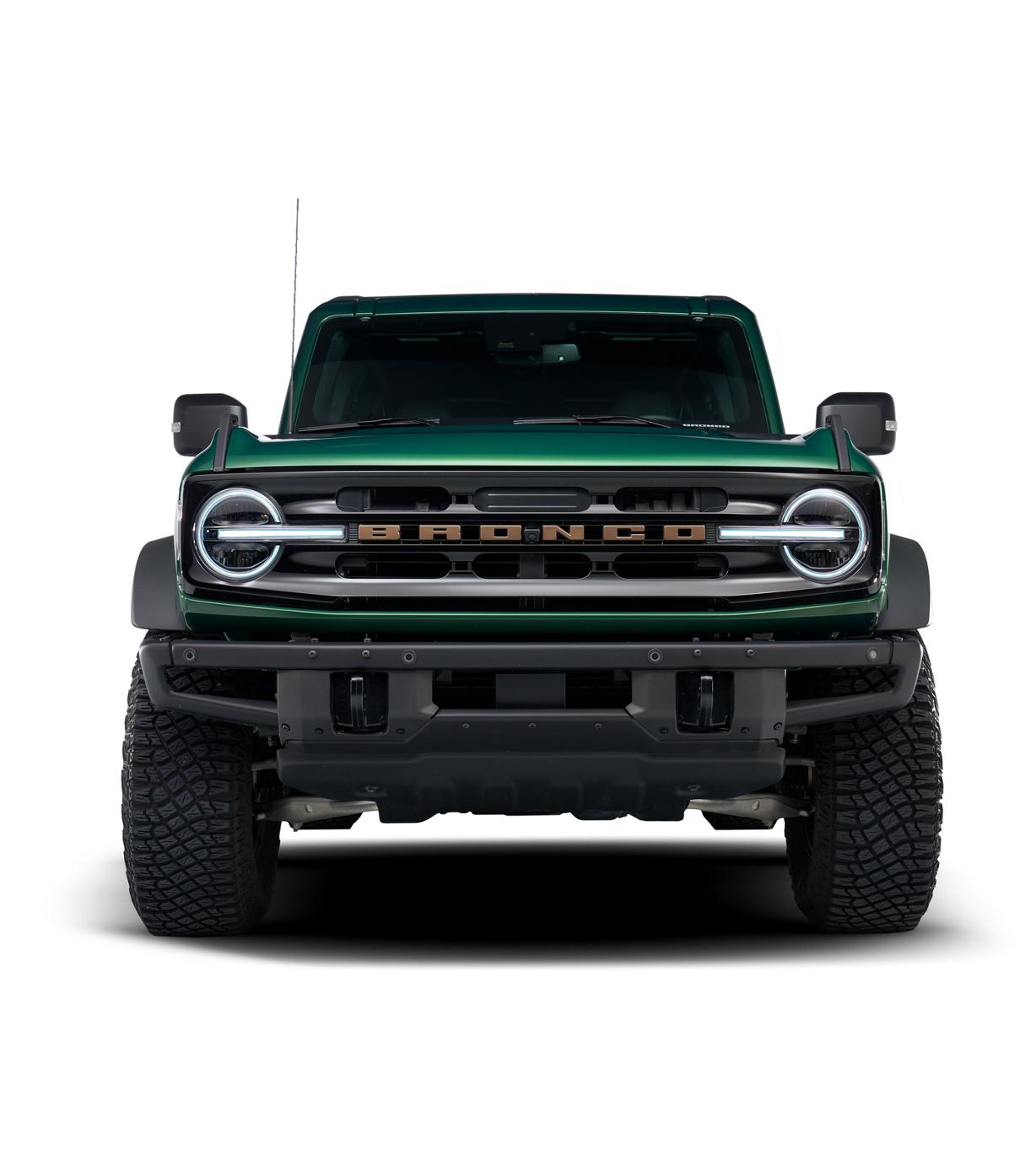 Sinister Bronze Bronco Grille Letter Caps