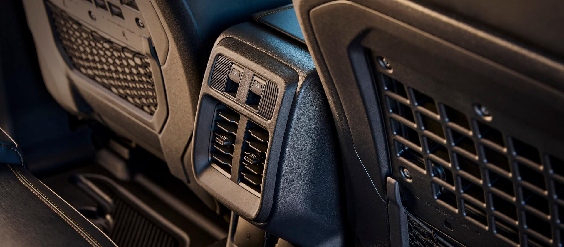 A close-up of the rear seat vents on a 2026 Ford Bronco® SUV