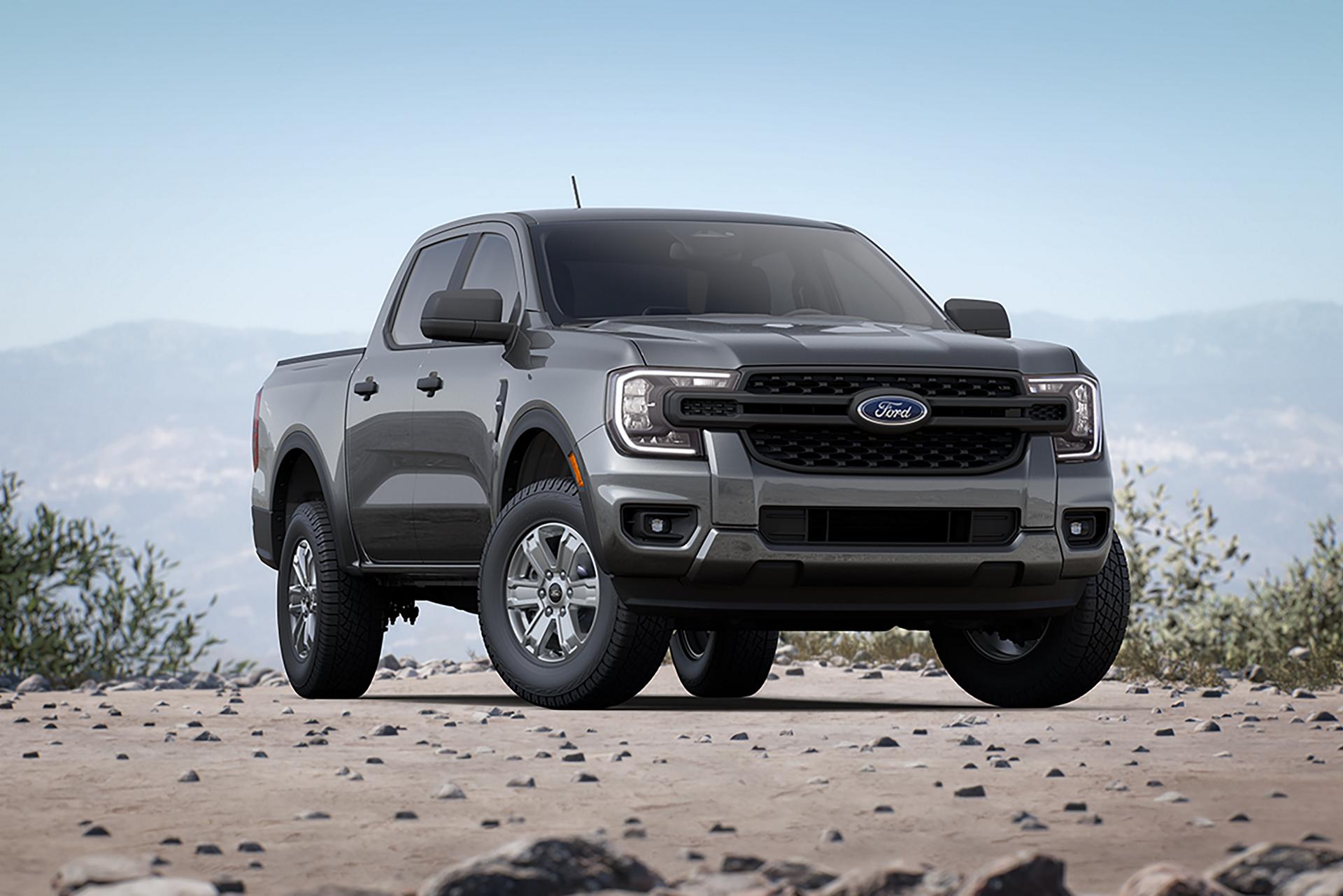 A 2024 Ford Ranger® XL model parked in the desert