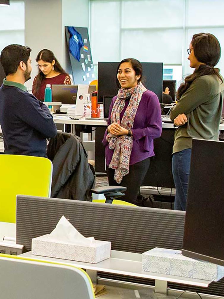 Co workerss at Ford Ric Campus