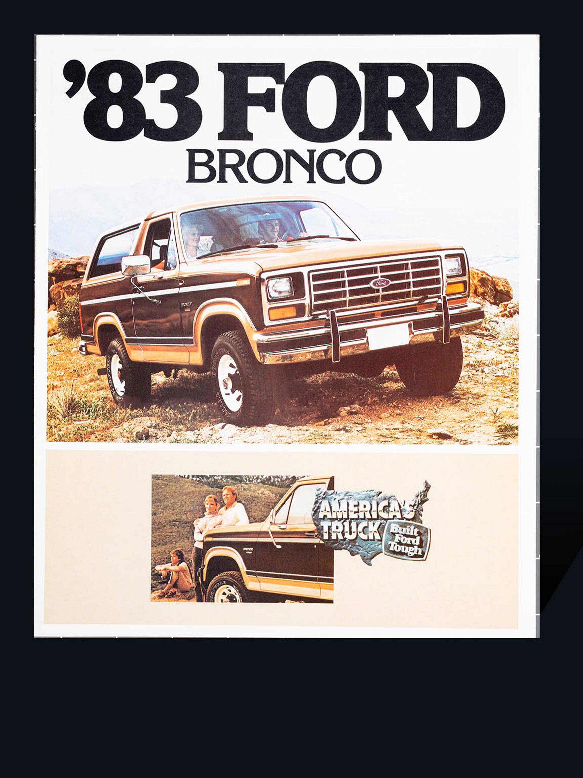 1983 Ford Bronco® vehicle brochure