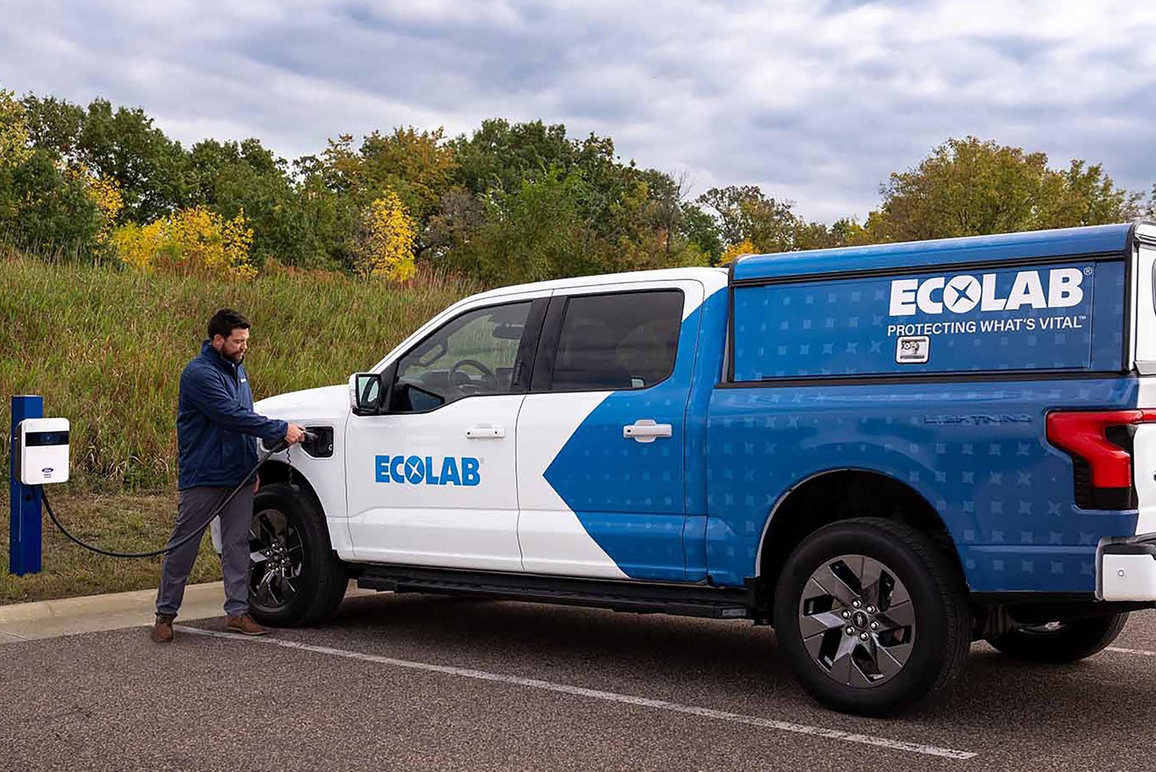 Ecolab electric truck
