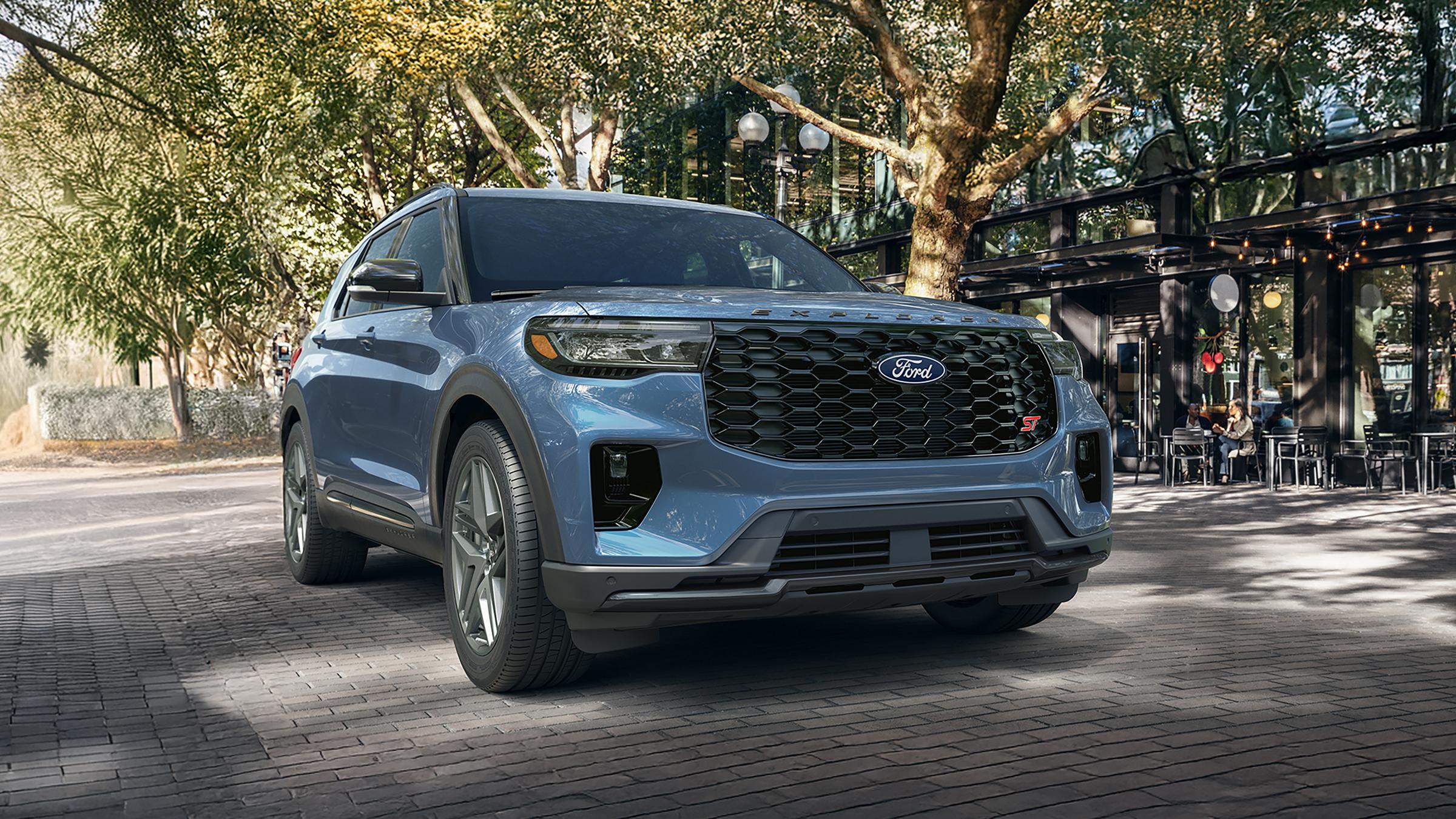 2027 Ford Explorer ST in Vapor Blue Metallic