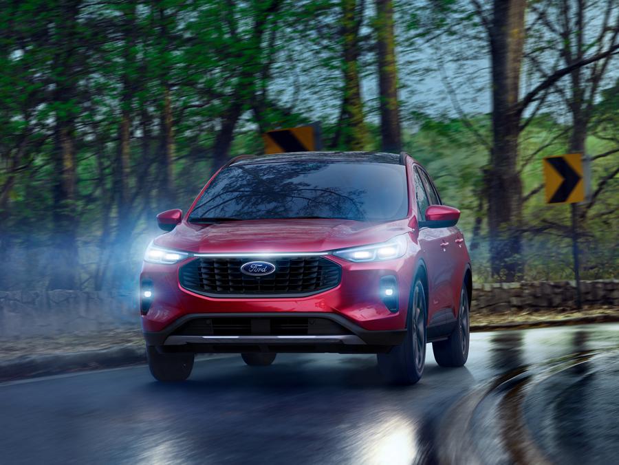 2026 Ford Escape® SUV being driven in the rain