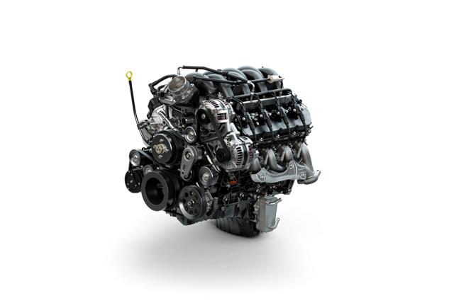 A 2025 Ford Super Duty® 7.3L OHV PFI Gas V8 engine