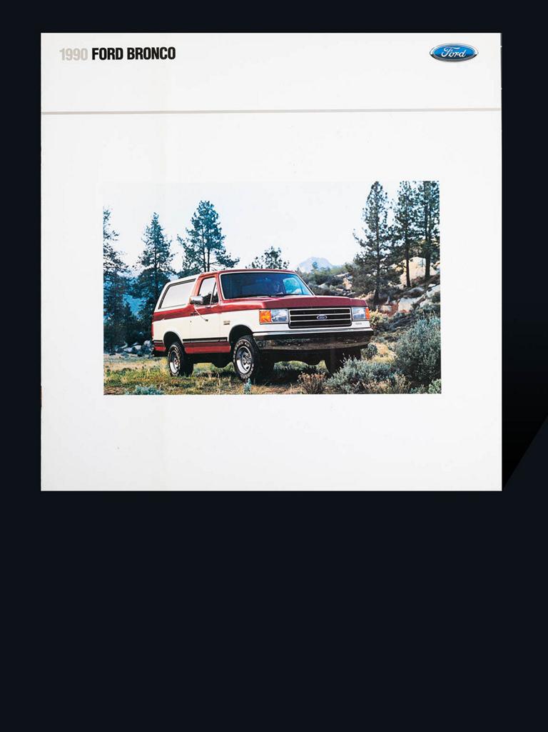 1990 Ford Bronco® vehicle brochure