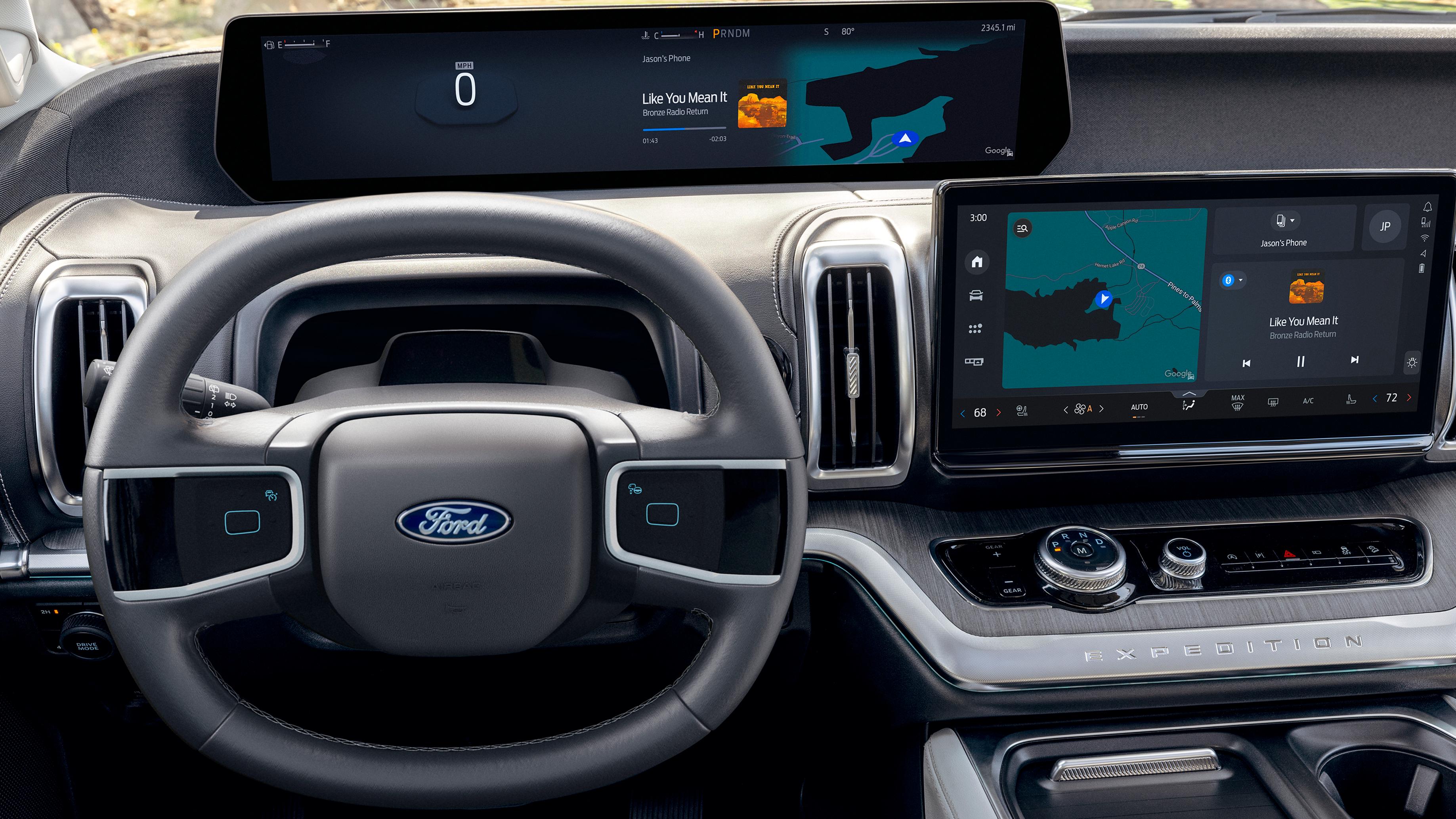 2026 Ford Expedition® SUV 24-inch panoramic display and 13.2-inch center display