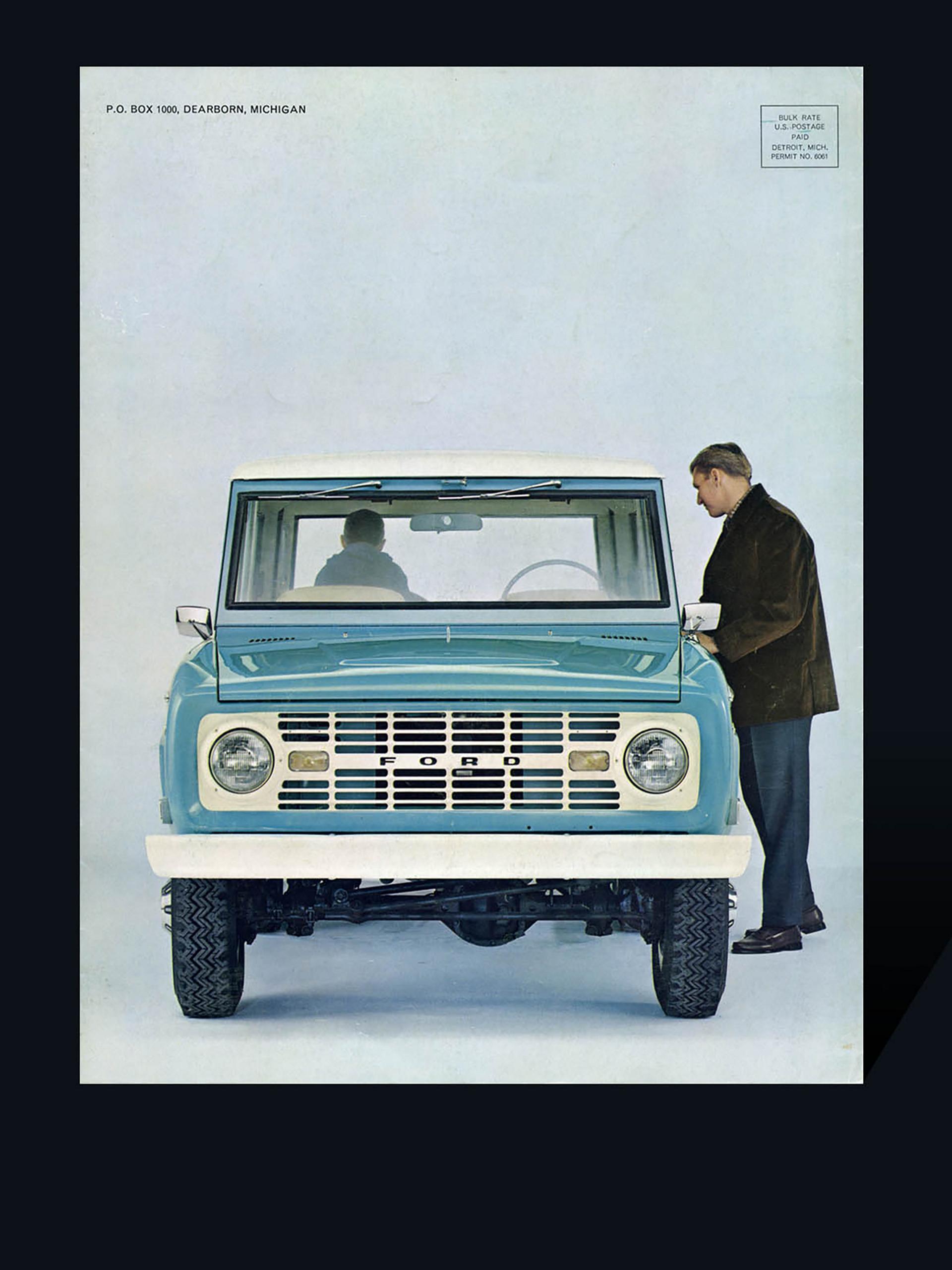 The cover of a 1968 Ford Bronco® by Ford vehicle catalog