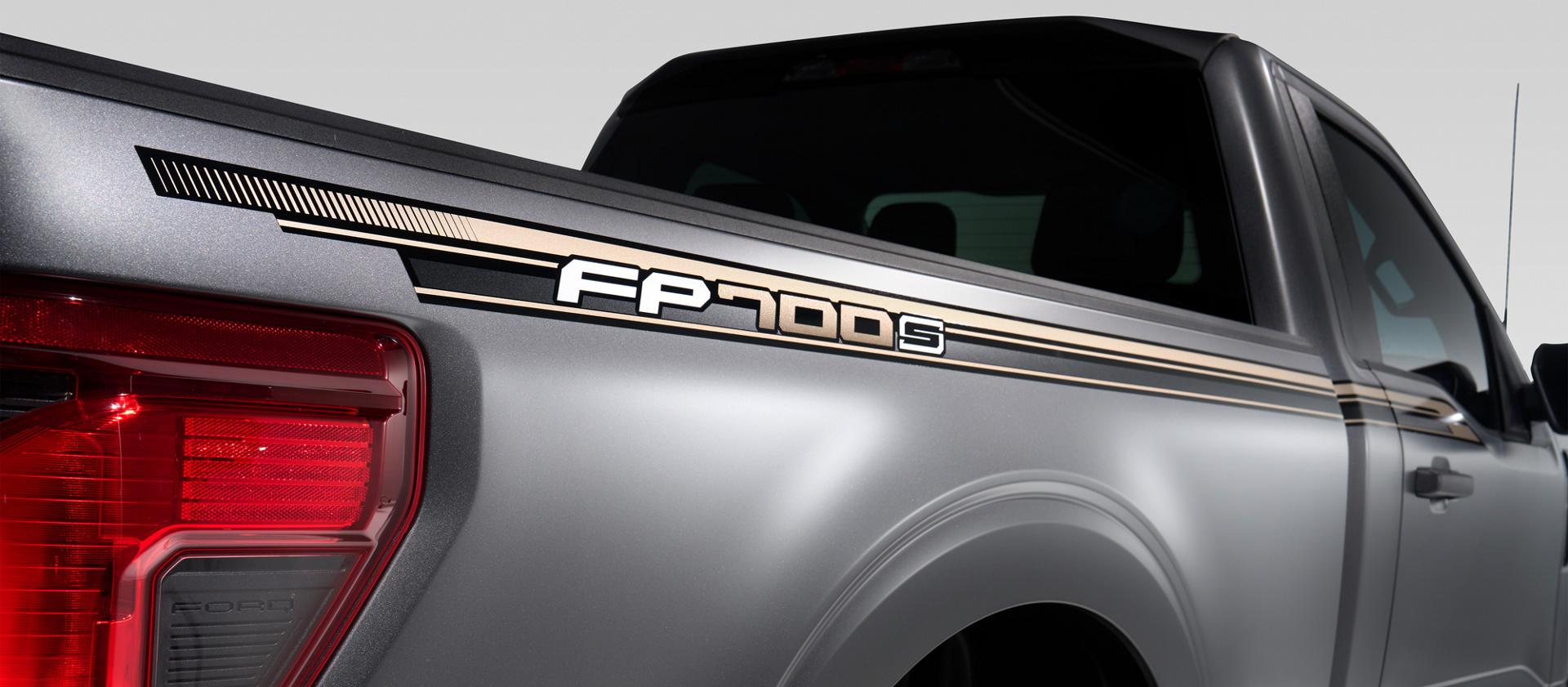 Matte Black Bodyside FP700S Decal