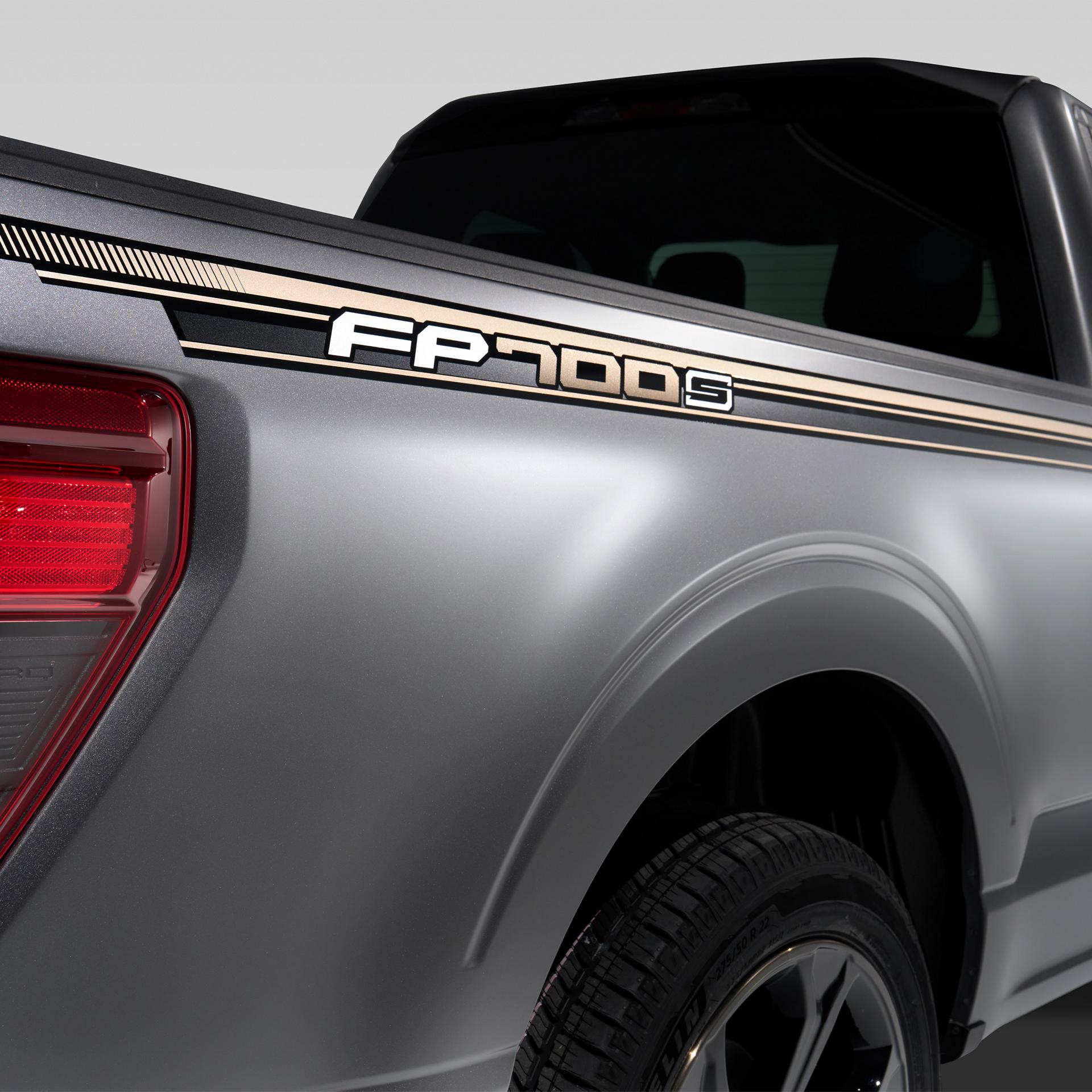 Matte Black Bodyside FP700S Decal