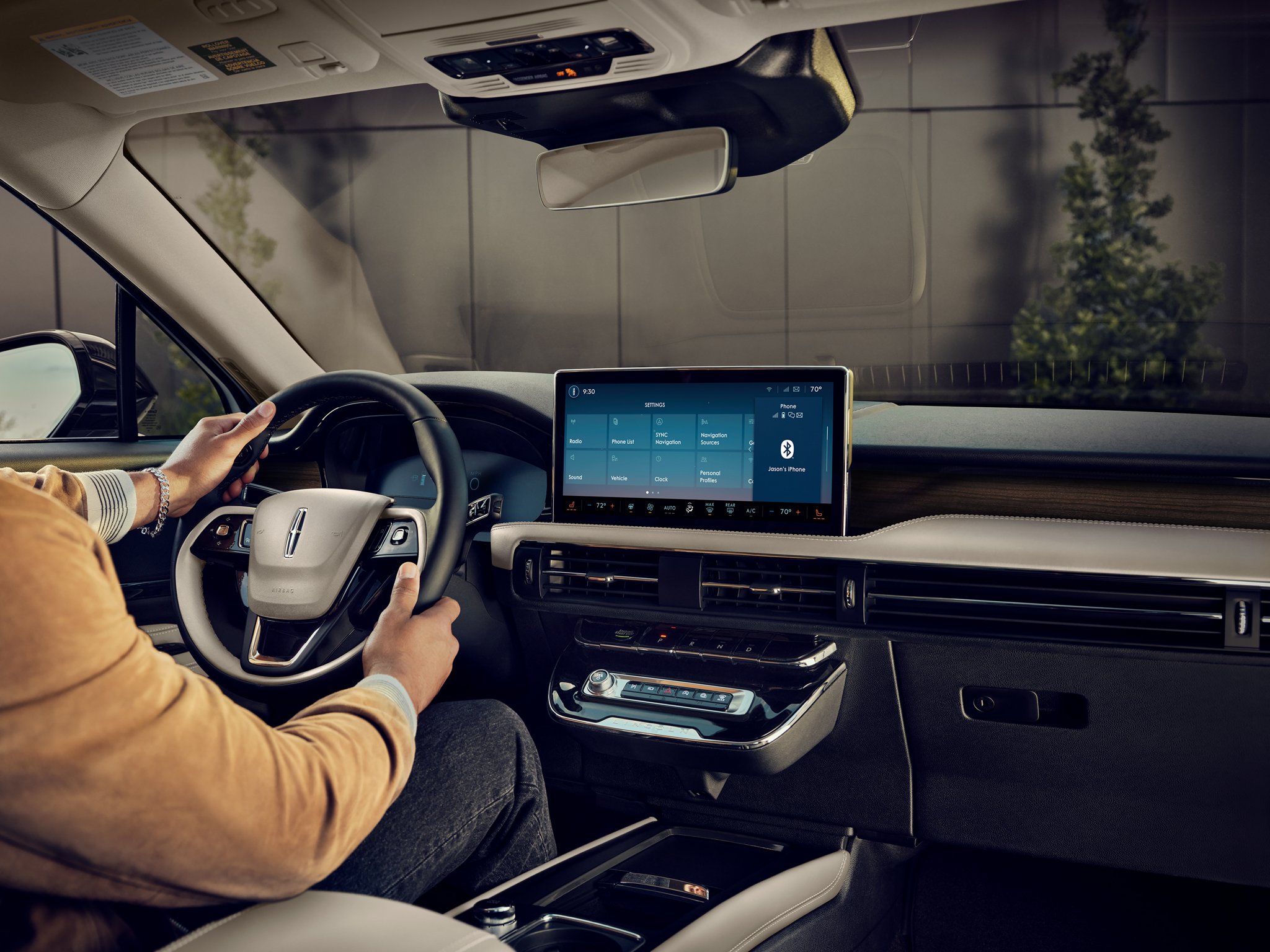 The Alexa Built-in tile is shown in the center touchscreen of a 2026 Lincoln Corsair® SUV