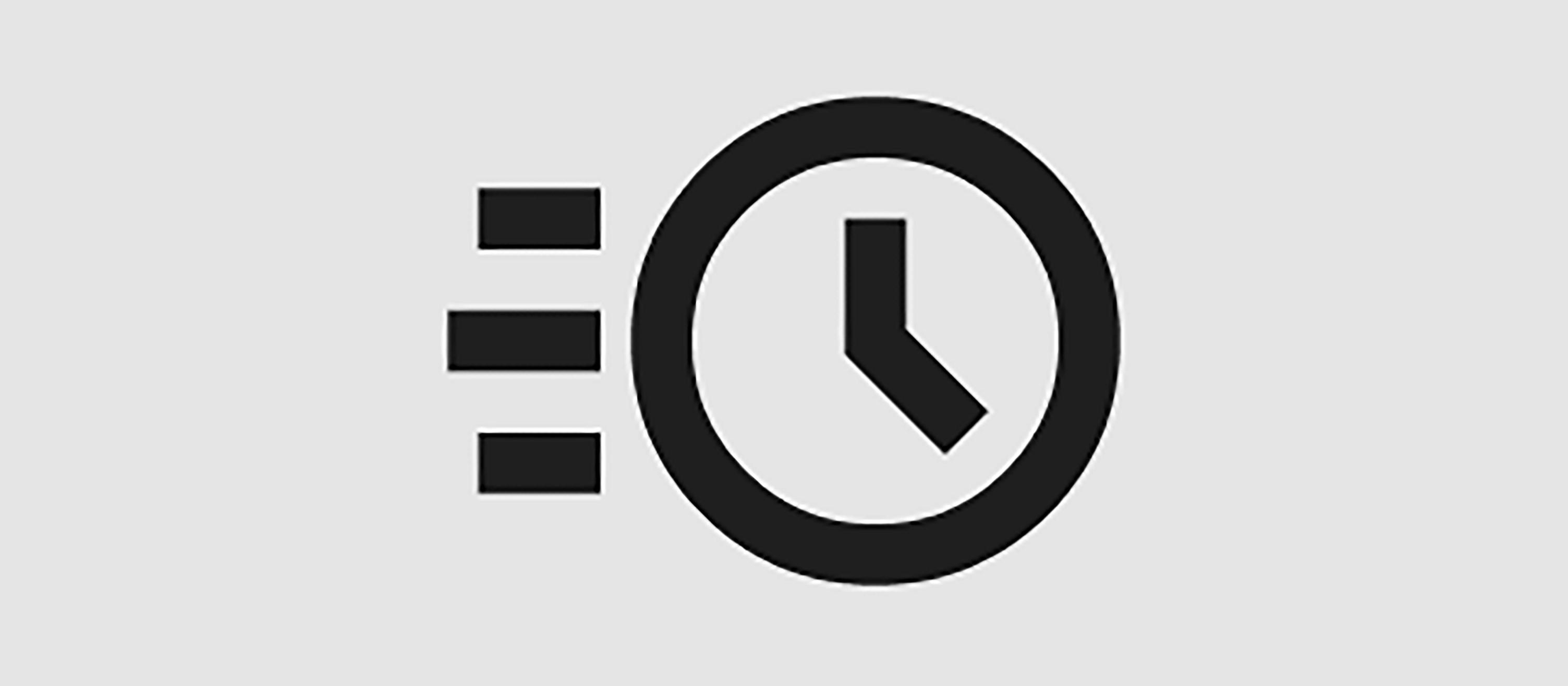 Icon of a clock