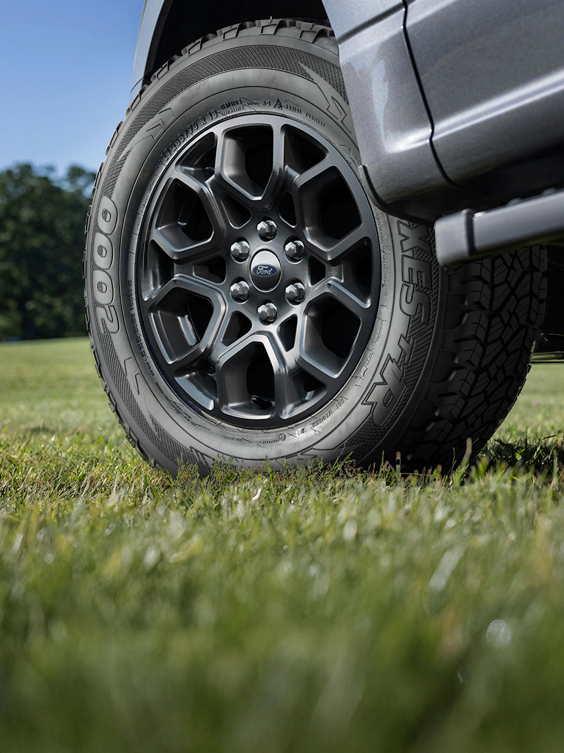 Close-up of the 2027 Ford F-150® STX® wheel