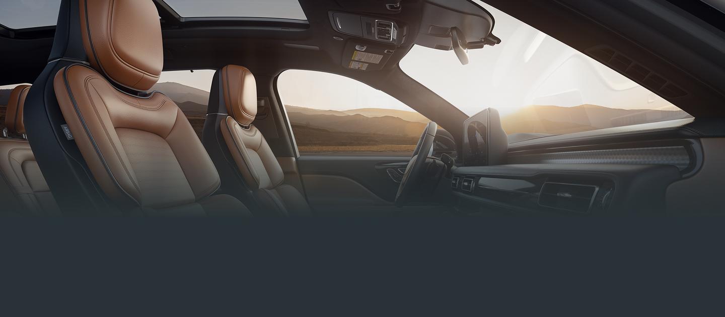 The interior of a black label vehicle