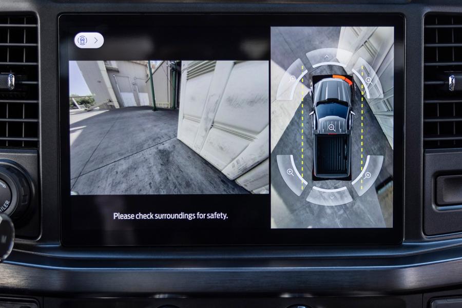 Image showing the 360-degree view from the 360-degree camera feature