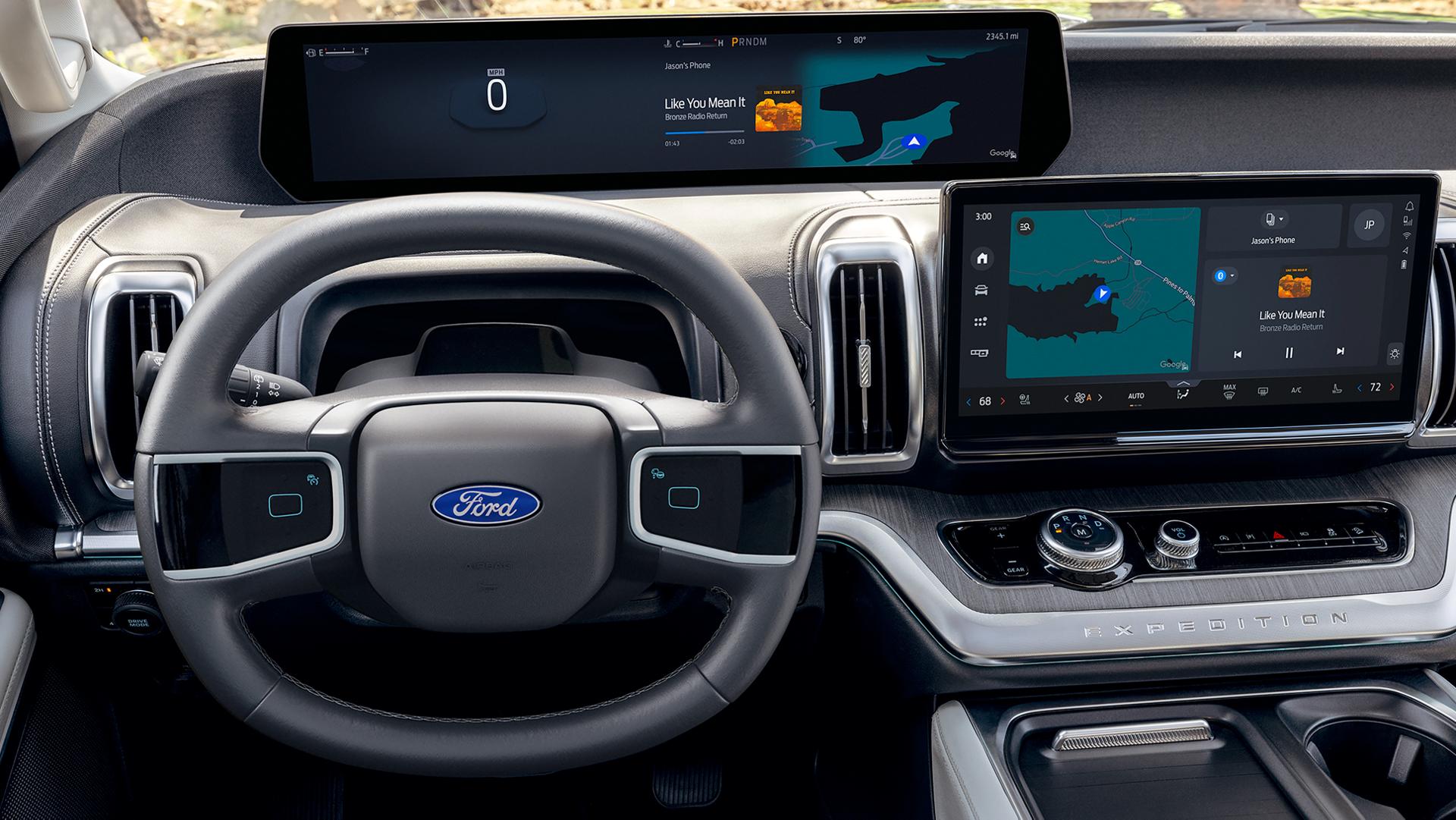 2027 Ford Expedition® SUV 24-inch panoramic display and 13.2-inch center display