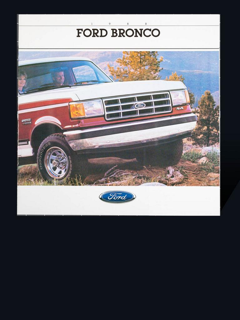 1988 Ford Bronco® vehicle brochure