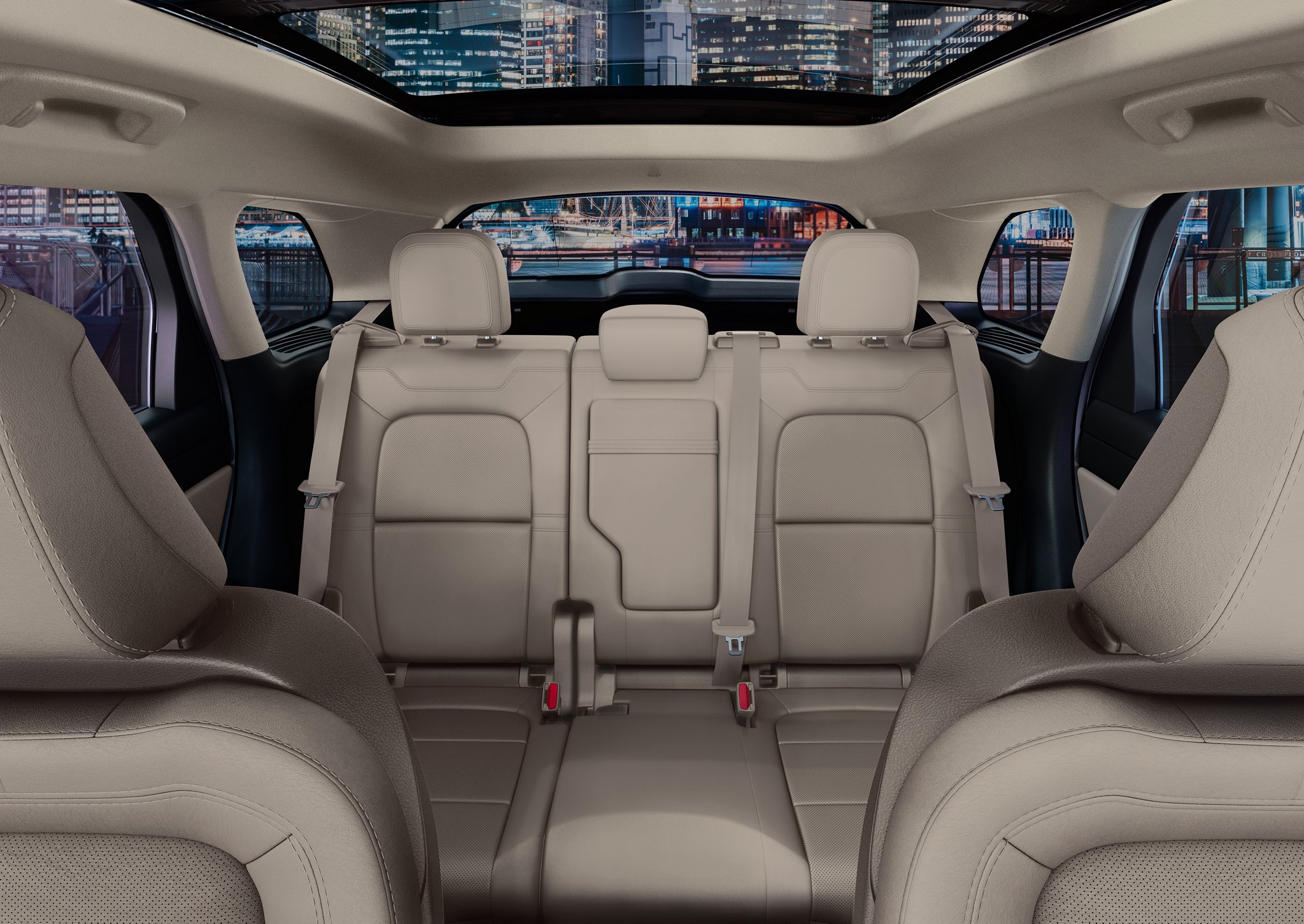 The interior of a Lincoln vehicle