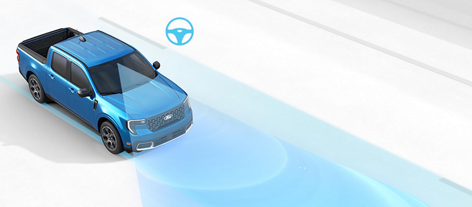 Computer-generated image featuring Ford CoPilot360® Assist 2.0