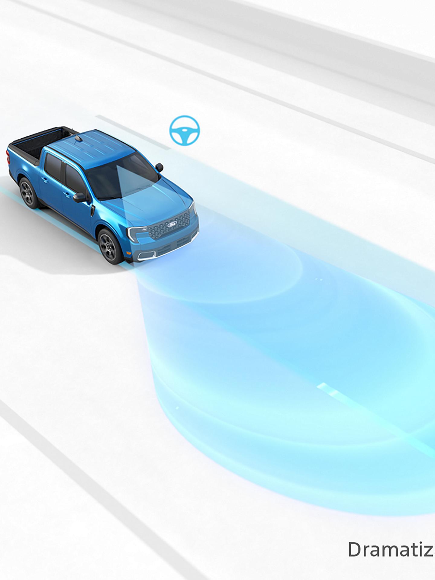 Computer-generated image featuring Ford CoPilot360® Assist 2.0