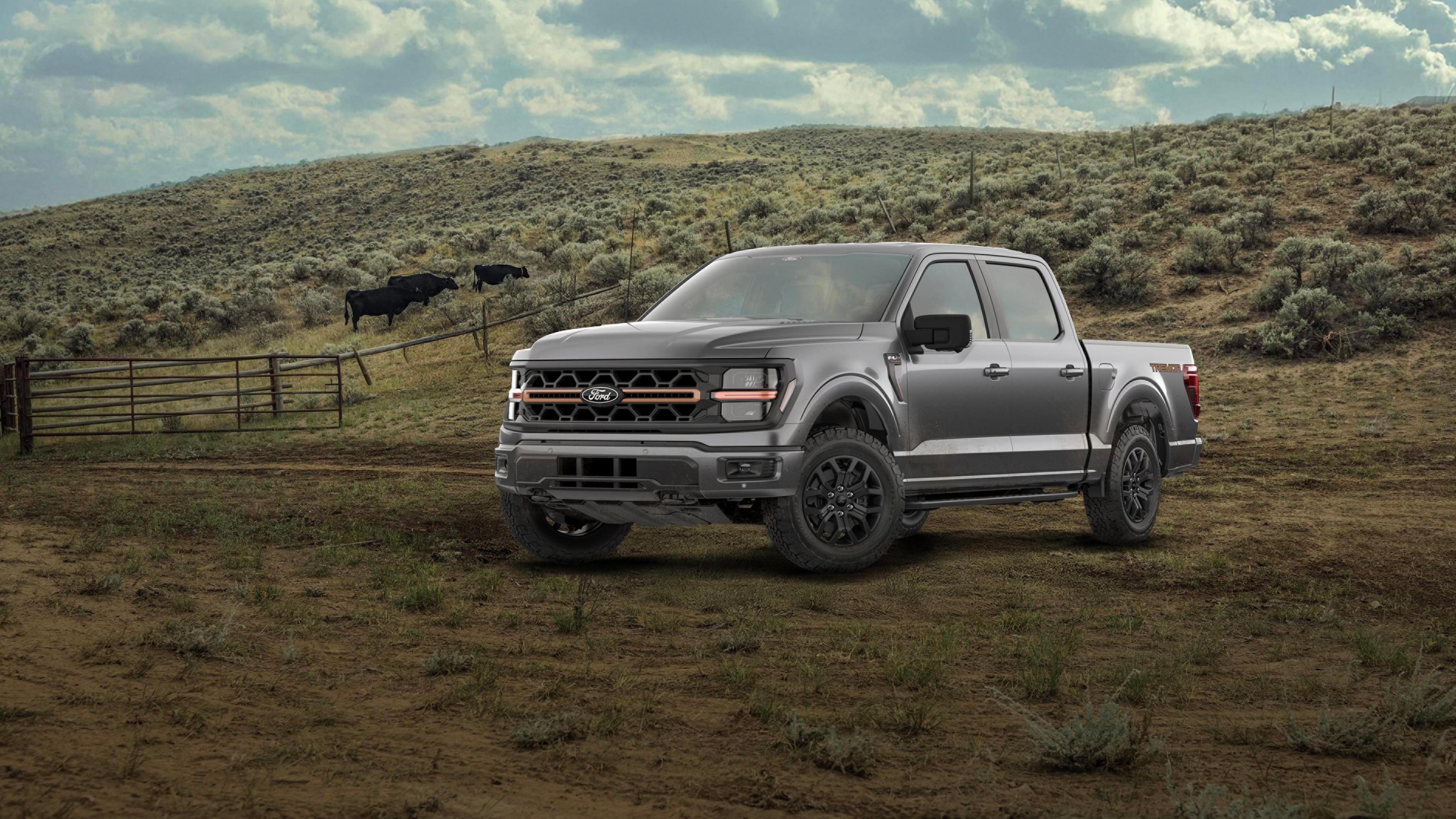 2026 Ford F-150® Tremor® model parked in a forest environment