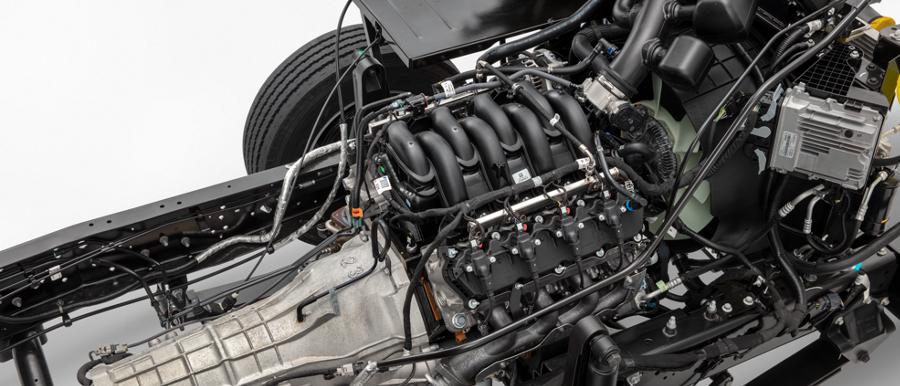 2025 Ford F-59 Stripped Chassis 7.3L V8 engine