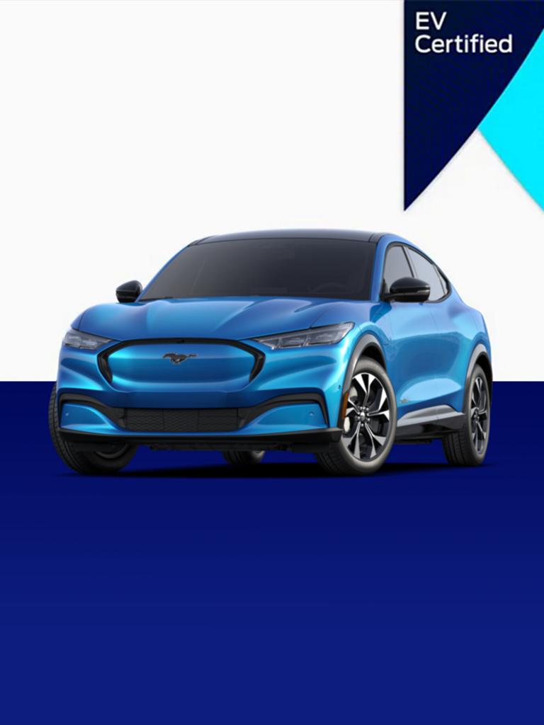 The Ford Mustang Mach-E® SUV with the EV Certified badge