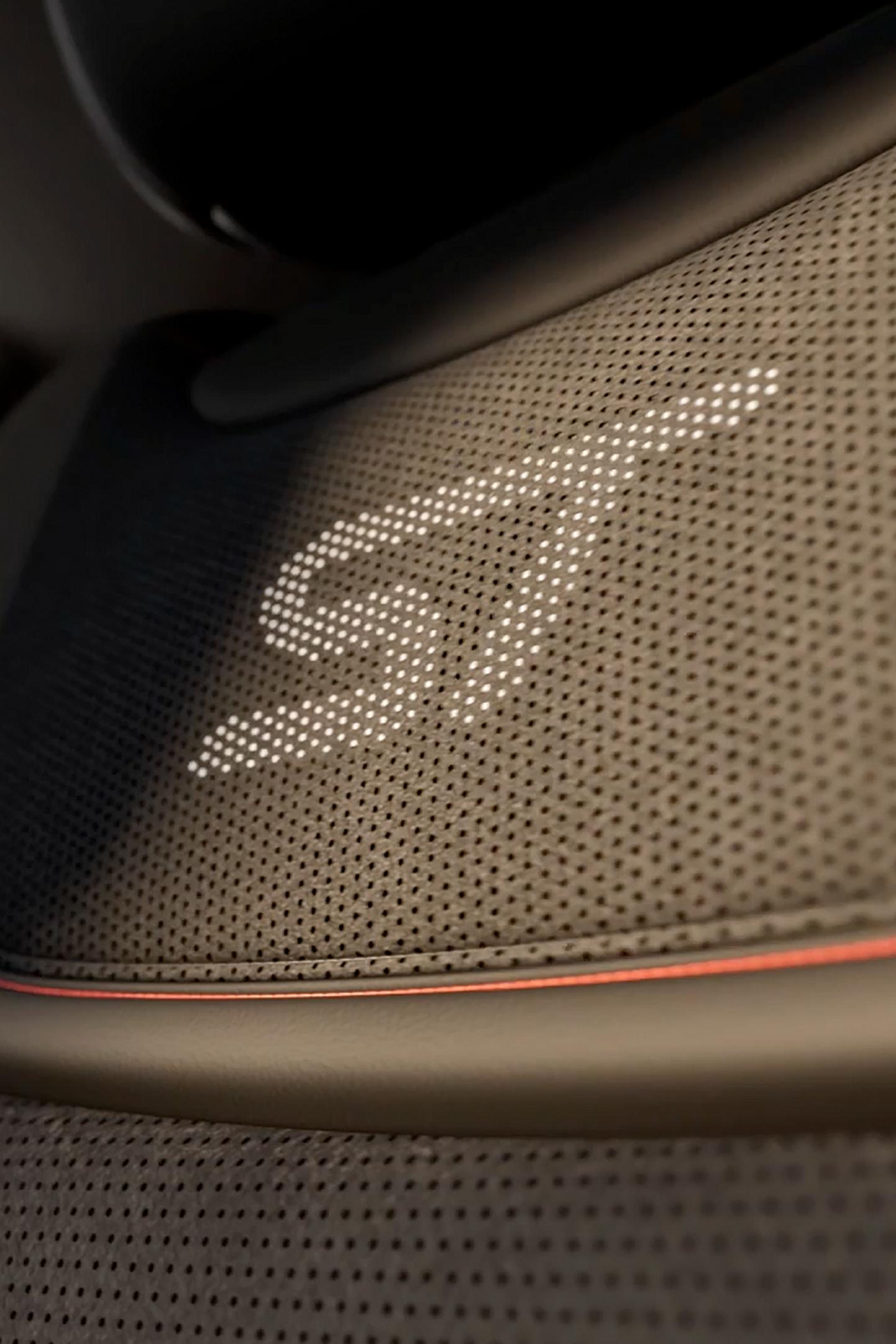 A close-up of the seat back stitching on a 2026 Ford Explorer® ST SUV