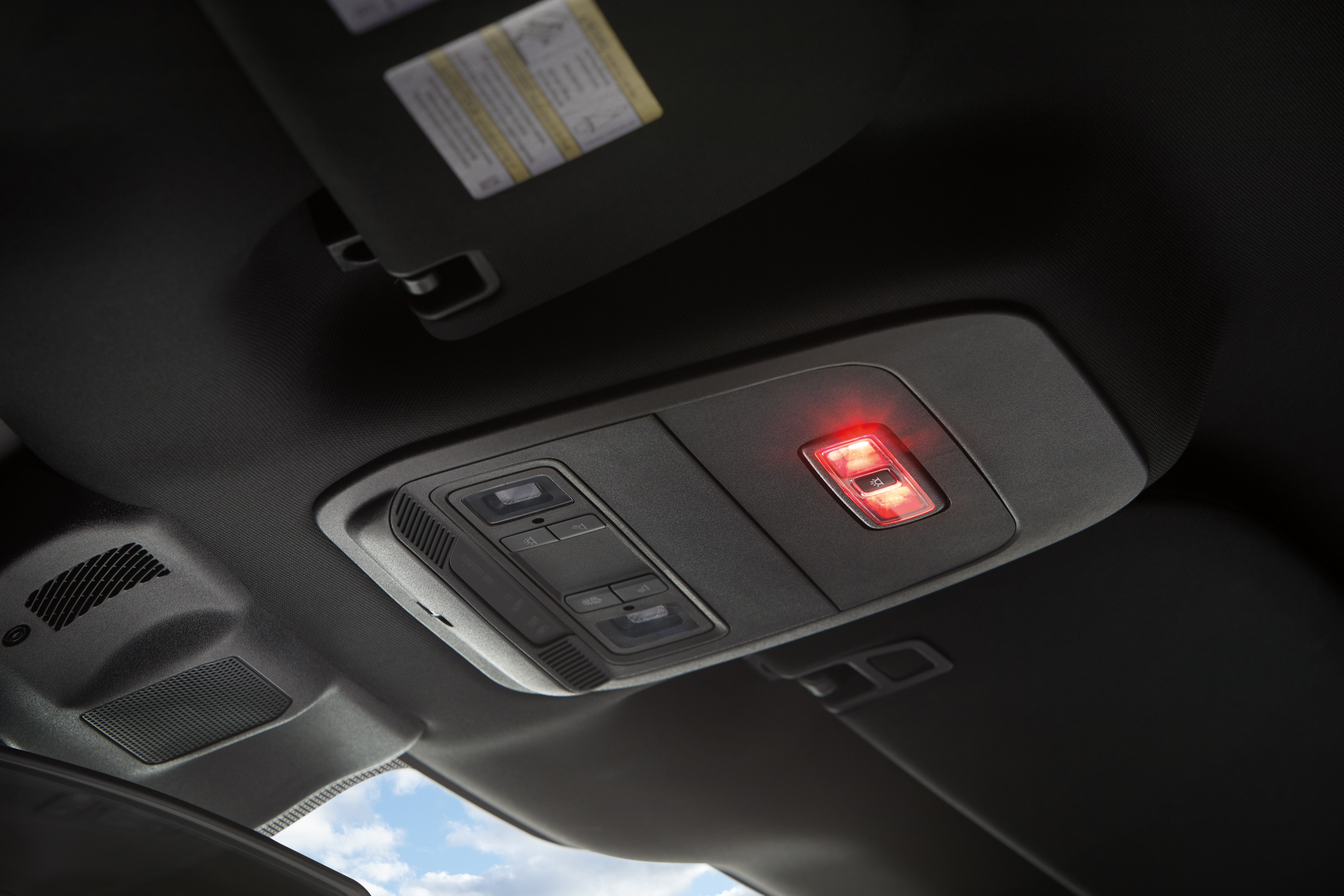 Red/White Tasking Light of the 2024 Ford F-150® Police Responder