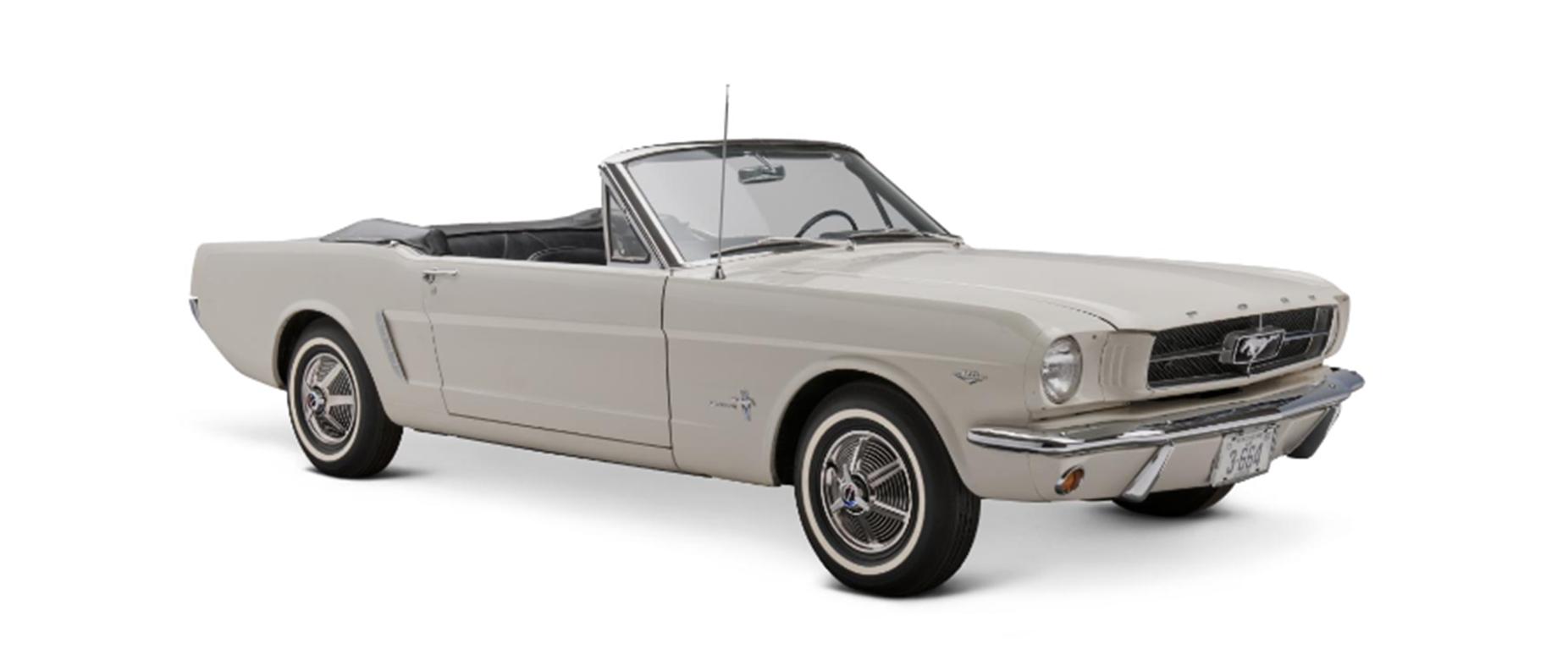 The first serialized Mustang® car