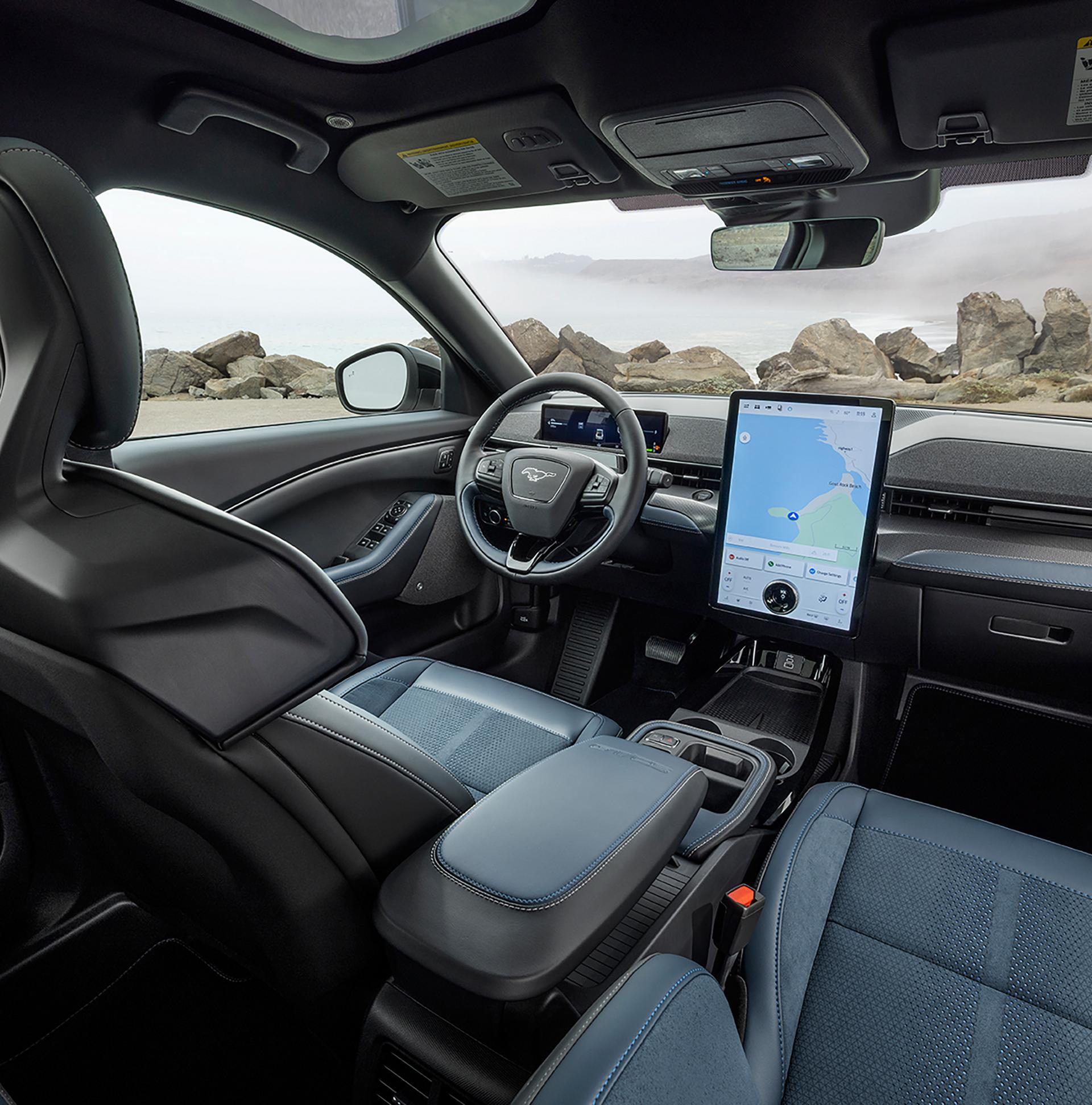Interior of the 2026 Ford Mustang Mach-E® SUV