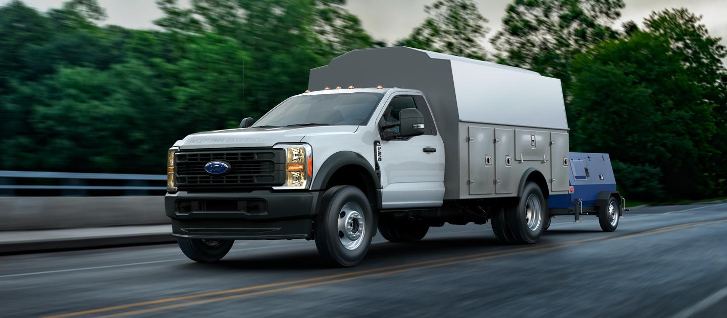 2025 Ford Super Duty® being driven on a highway