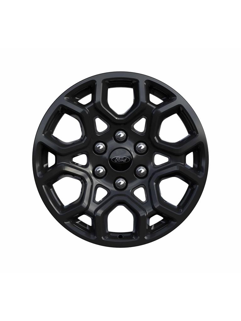 18-inch gloss black-painted wheel