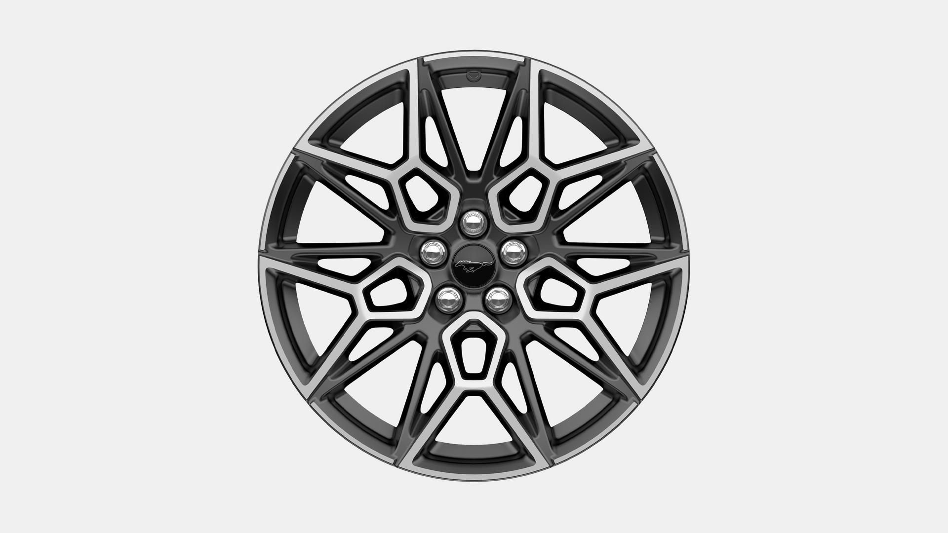 20-inch Machined-Face Aluminum Wheels With Carbonized Gray-Painted Pockets