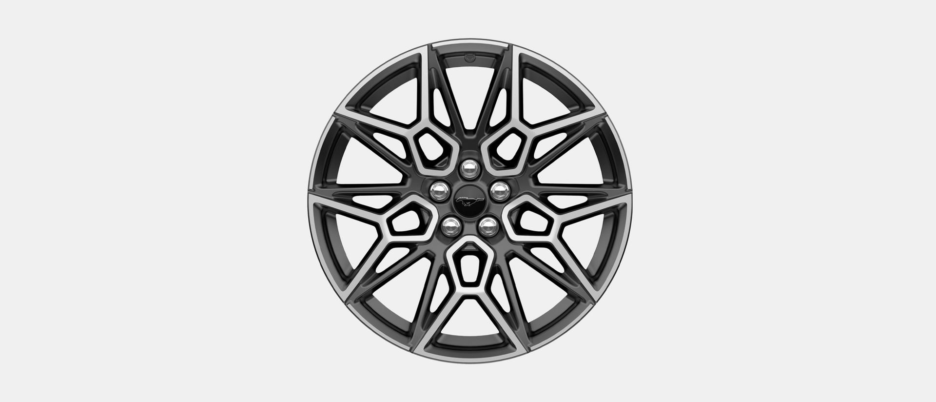 20-inch Machined-Face Aluminum Wheels With Carbonized Gray-Painted Pockets