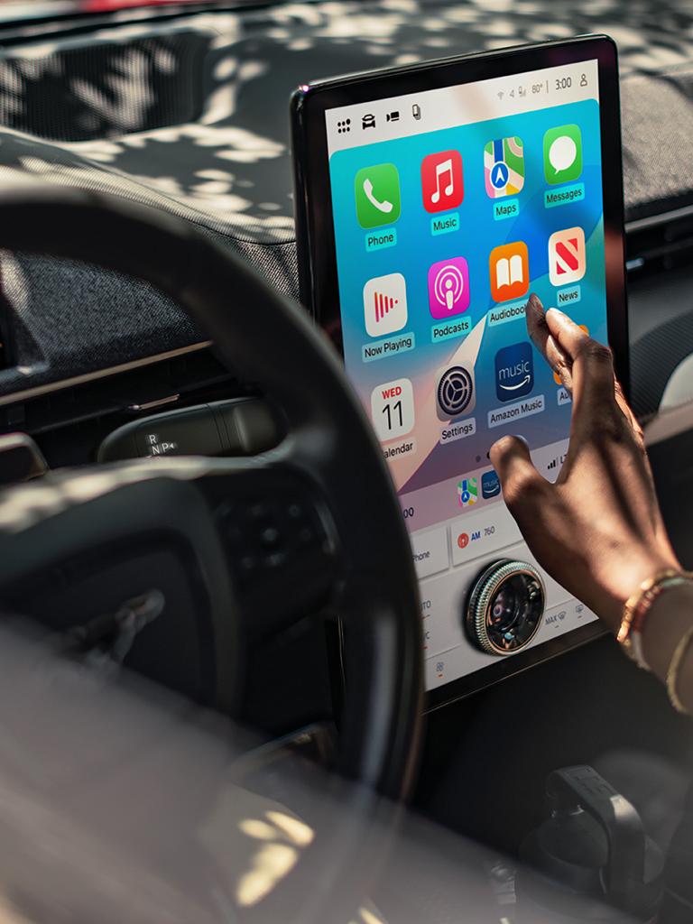 15.5-inch center display in a 2026 Ford Mustang Mach-E® SUV