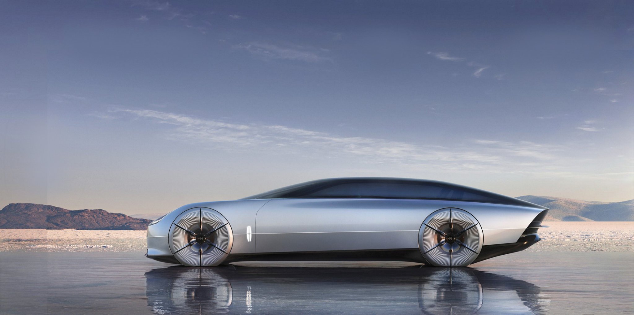 The Lincoln Model L100 Concept vehicle shown here.