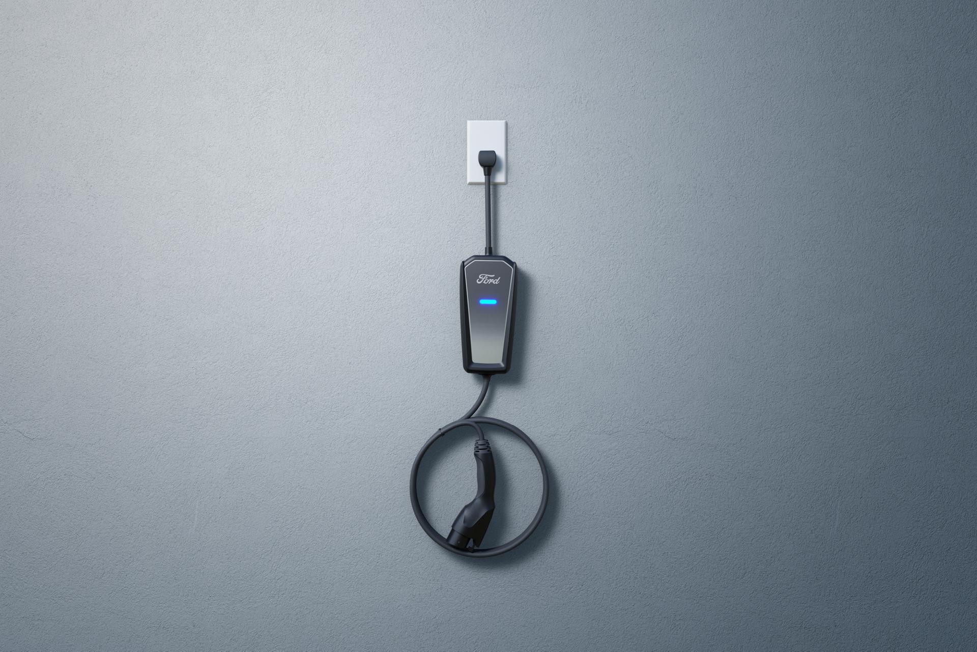 A Ford Mobile Power Cord on a gray background