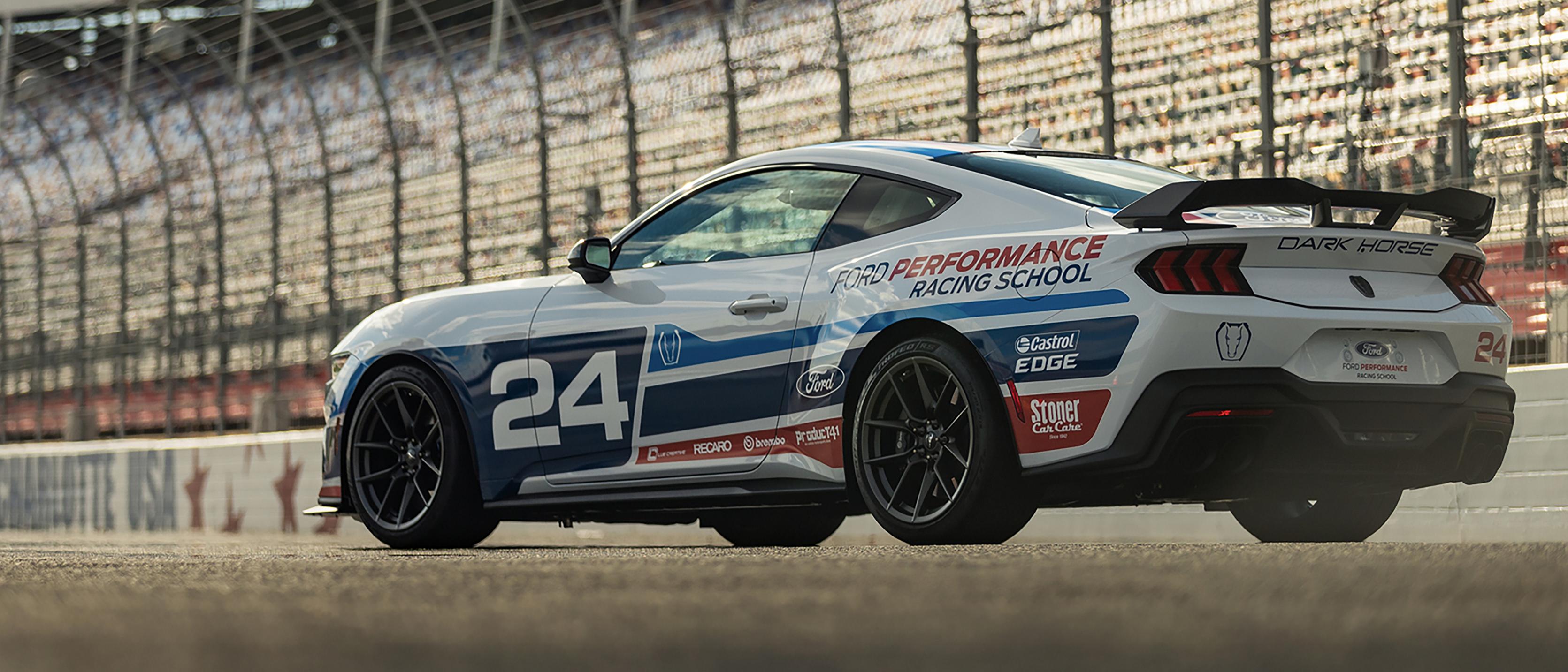 A Ford Mustang® GT at a race track