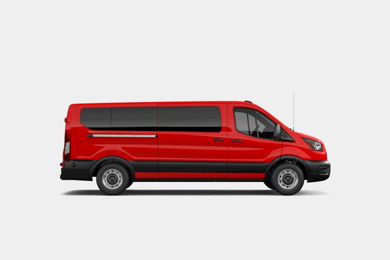 A view of the 2026 Ford Transit® Van in different configurations