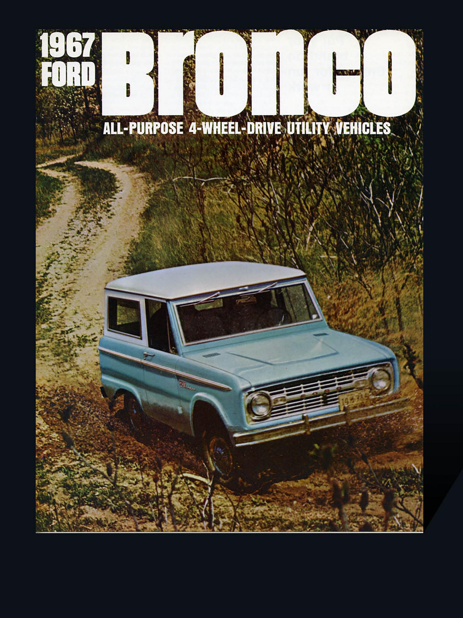 The cover of a 1967 Ford Bronco® by Ford vehicle catalog