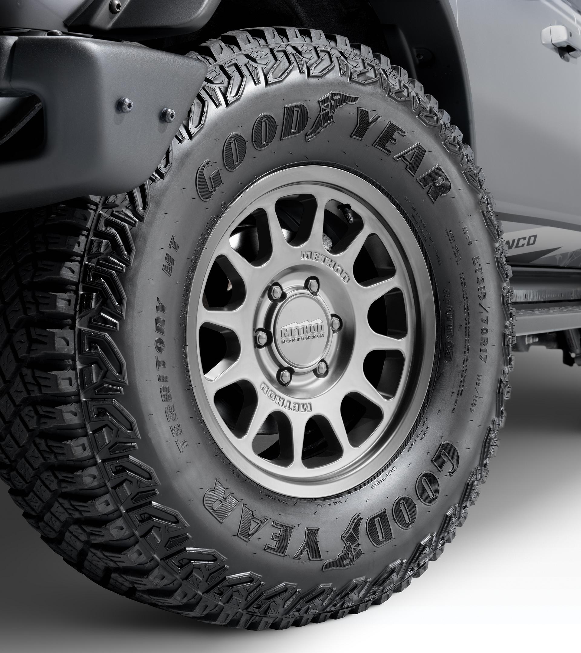 Matte Black 17" x 8.5" Wheel Kit