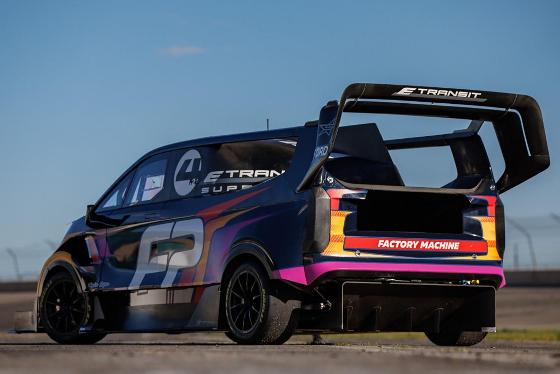 Back of SuperVan vehicle