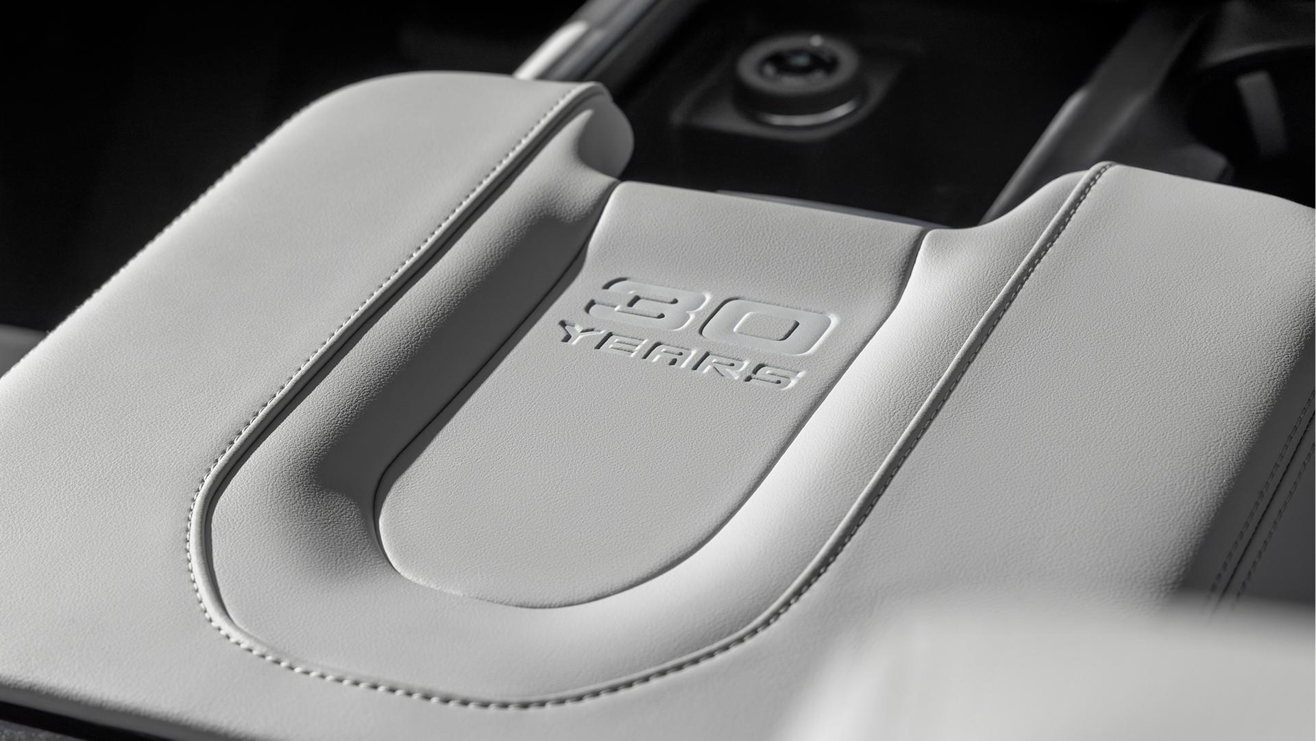 2027 Ford Expedition® Platinum® model with available 30th Anniversary Appearance Package embossed center console