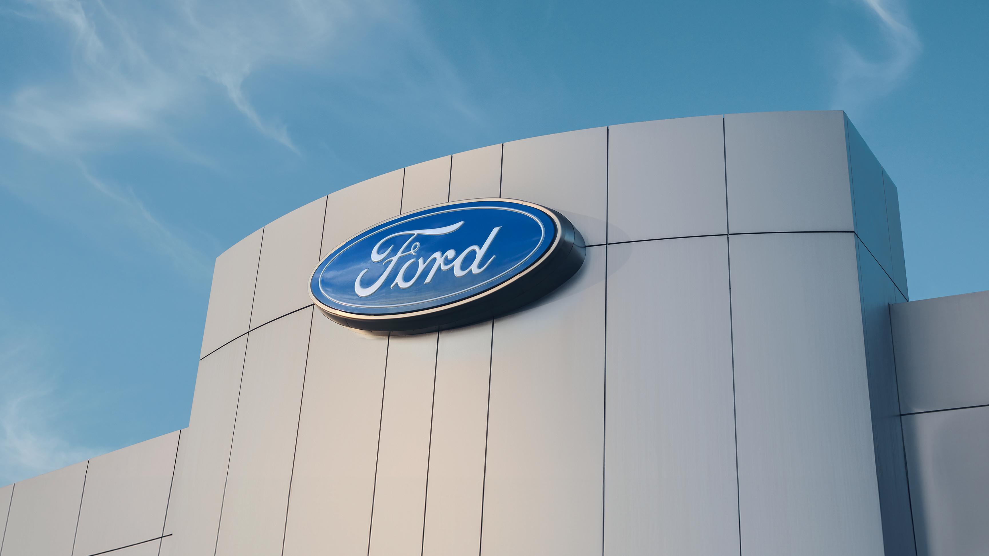 Building with Ford logo